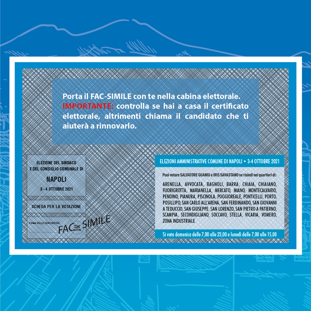 Fac-simile scheda elettorale